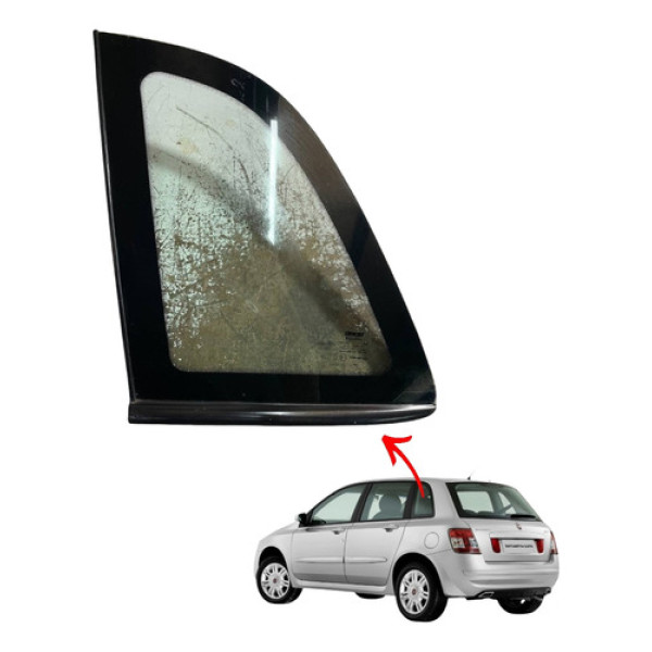 Vidro Fixo Vigia Lateral Esquerdo Fiat Stilo 2009