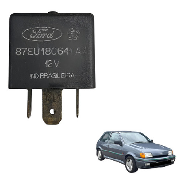 Rele Auxiliar Farol Ford Fiesta Courier Escort 1987 1990 91