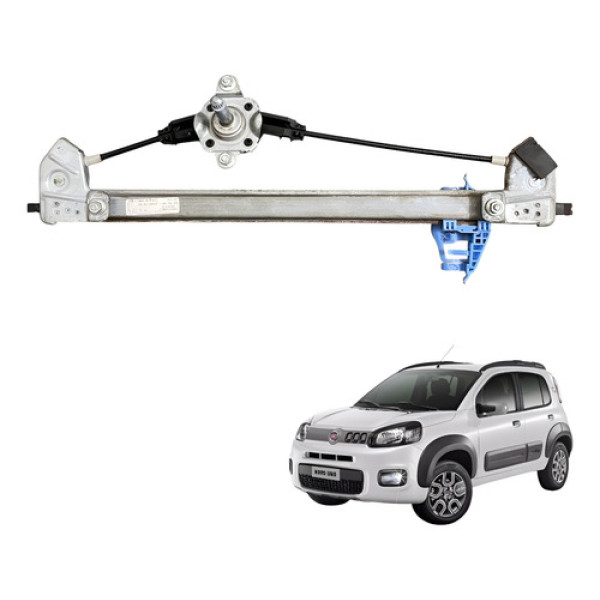 Maquina Vidro Manual Tras Esquerda Uno Vivace 2010 2012 2016