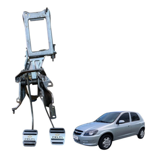 Pedaleira Freio Embreagem Gm Celta 1.0 8v 2012 2013 Lt
