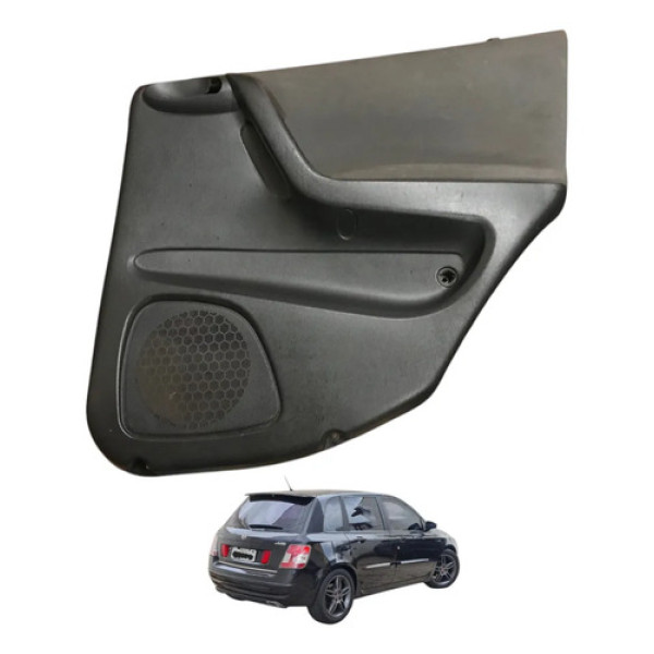 Forro Porta Traseira Direita Fiat Stilo 2009 2010 2011 2012 Preto