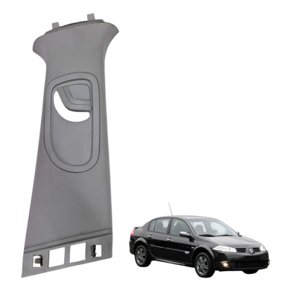 Moldura Coluna Central Renault Megane Sedan 2008 2009 2010