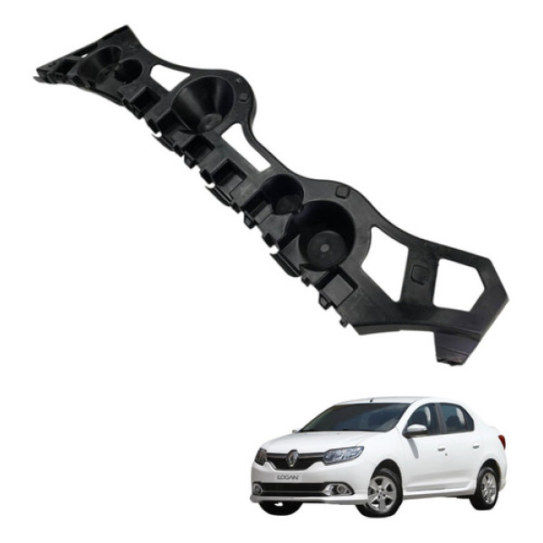 Guia Parachoque Tras Direito Renault Logan 2015 2019
