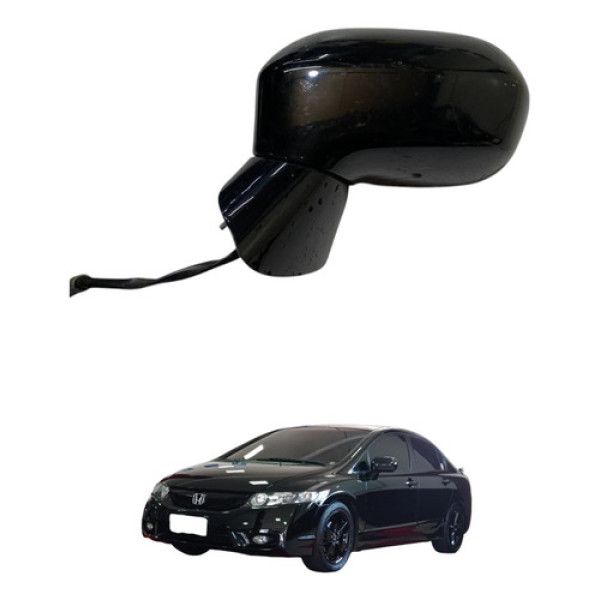 Retrovisor Elétrico Esquerdo Honda Civic 2007 2011