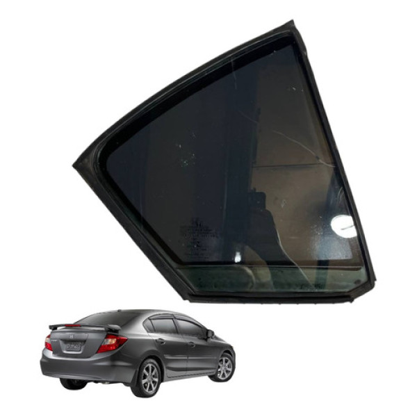 Vidro Fixo Porta Traseira Direita Honda Civic 2012 2013 2014