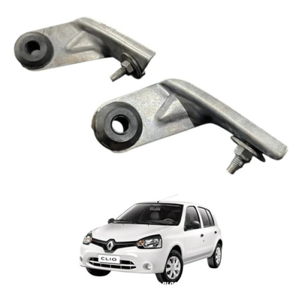 Par Suporte Radiador Renult Clio 1.0 16v 2013 2014 2015 2016