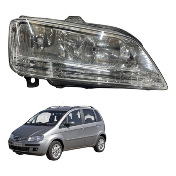 Farol Dianteiro Direito Fiat Idea 2006 2007 Hlx  Orig