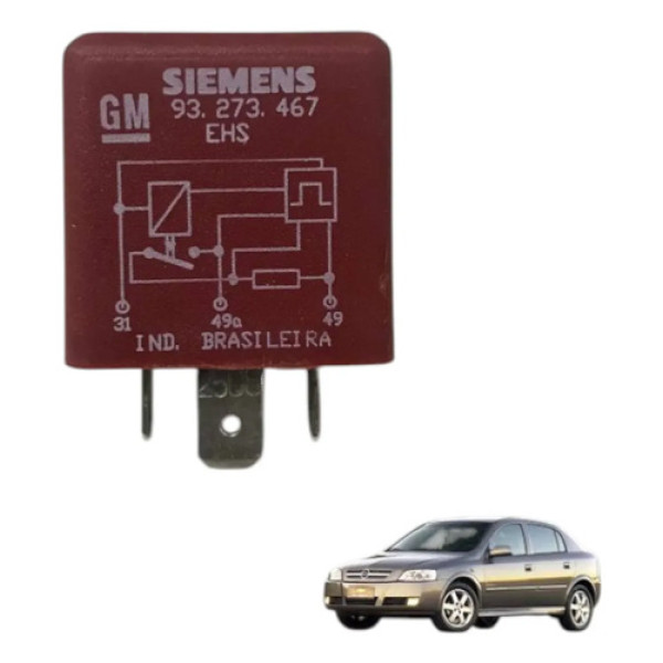Rele Auxiliar Seta Corsa Astra Prisma Celta 1996 2007 2011 Peça 1
