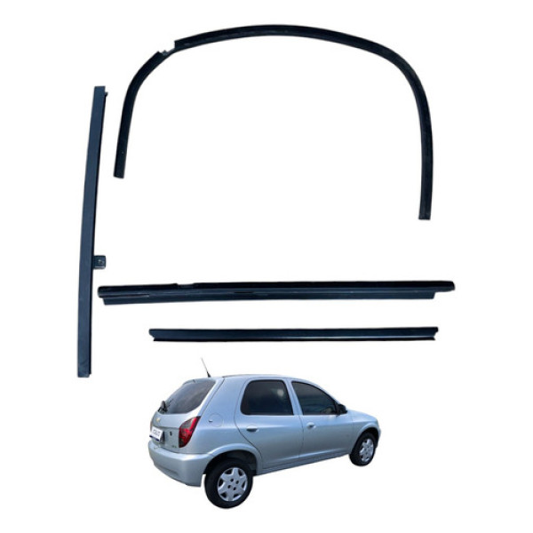 Kit Pestana Borracha Traseira Direita Gm Celta 2012 2013 Lt