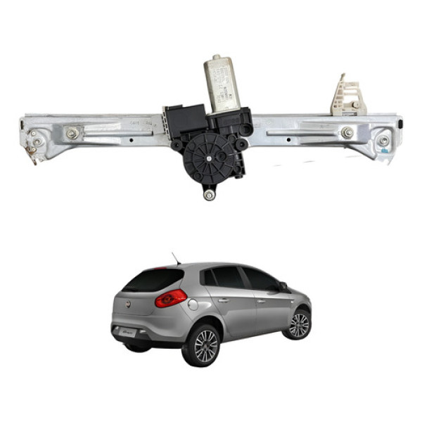 Maquina Vidro Traseiro Direito Bravo 2011 2012 Essence