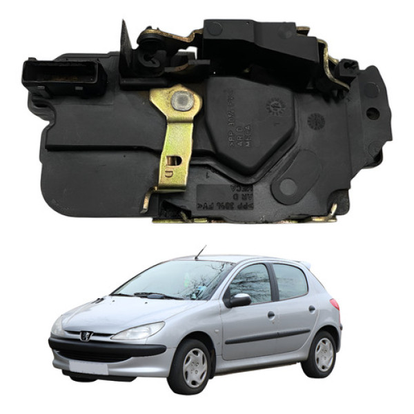 Fechadura Manual Tras Direita Peugeot 206 2001 2009