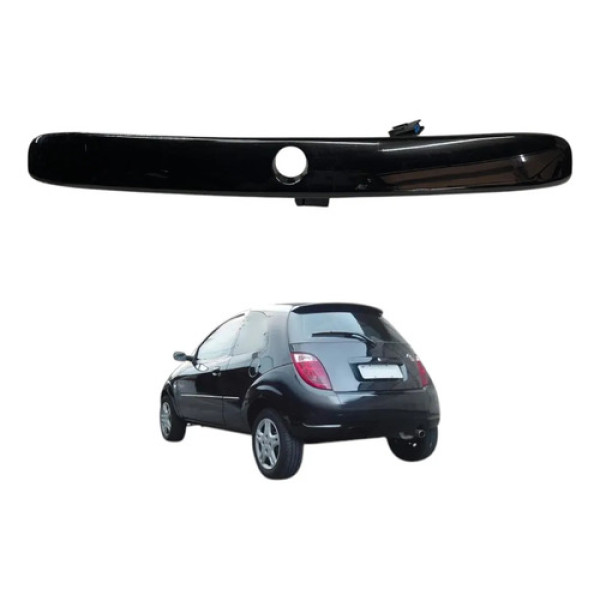 Friso Tampa Traseira Luz Placa Ford Ka 2005 2006 2007 2008 Peça 1
