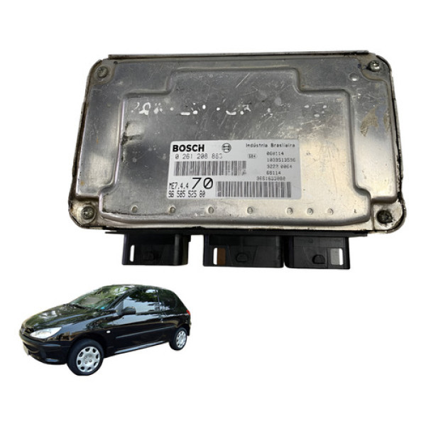 Modulo Injecao Peugeot 206 207 Citroen C3 1.4 2004 2006 2008