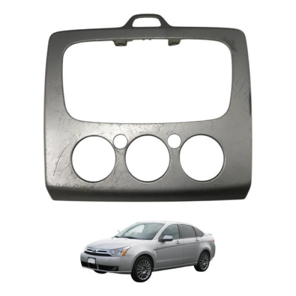 Moldura Comando Central Ar Condicionado Ford Focus 2009 2010 Peça 1