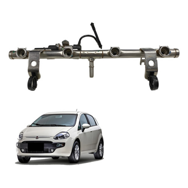 Flauta Bico Injetor Fiat Punto Idea Strada 1.6 Etorq 12 2018