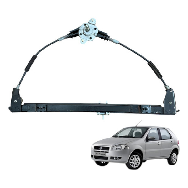 Maquina Vidro Manual Diant Esquerda Palio 2001 2003 2008