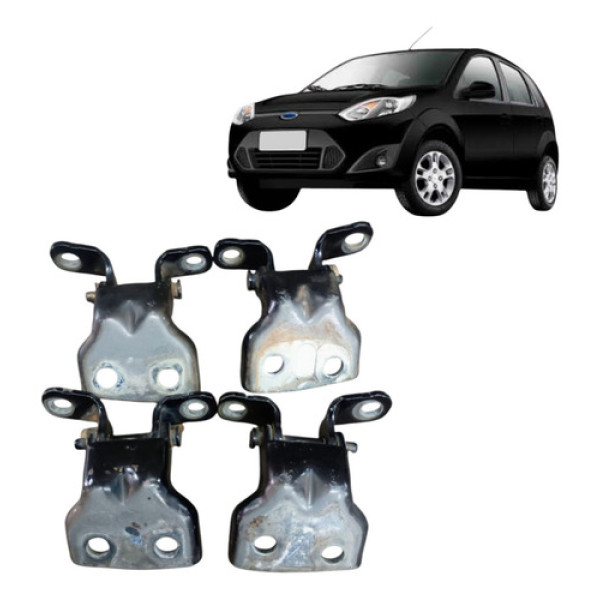 Kit Dobradiça Porta Ford Tras Fiesta 2011 2012  Origina