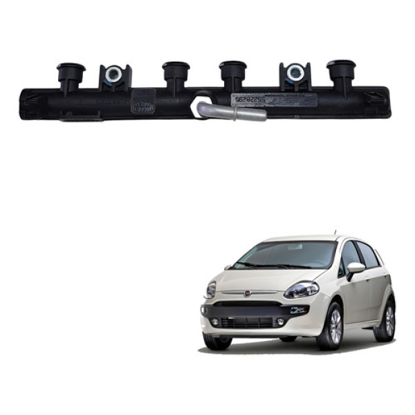 Flauta Bico Injetor Fiat Punto Strada 2013 2016 2017 2018