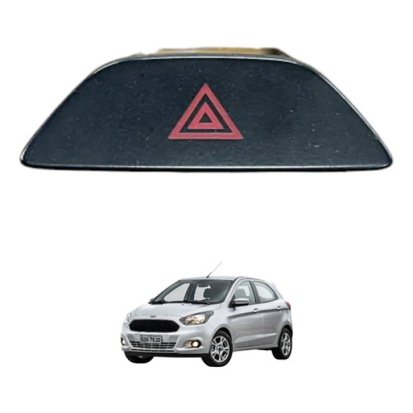 Botao Pisca Alerta Ford Ka 2014 2015 2016 2017 2018 2019 Peça 1