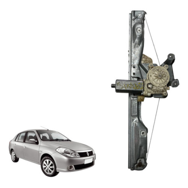 Maquina Vidro Elétrico Traseiro Esquerdo Symbol 2009 2013