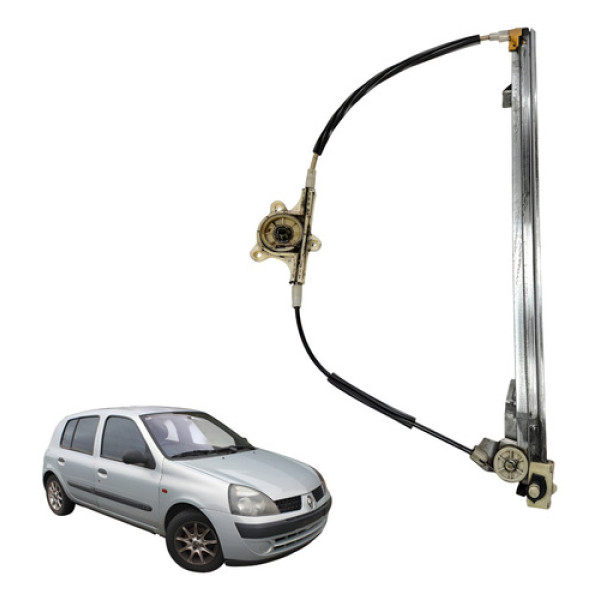 Maquina Vidro Sem Motor Dianteiro Direito Clio 2001 2012
