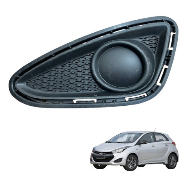 Moldura Parachoque Milha Esquerdo Hyundai Hb20 13 2014 2016
