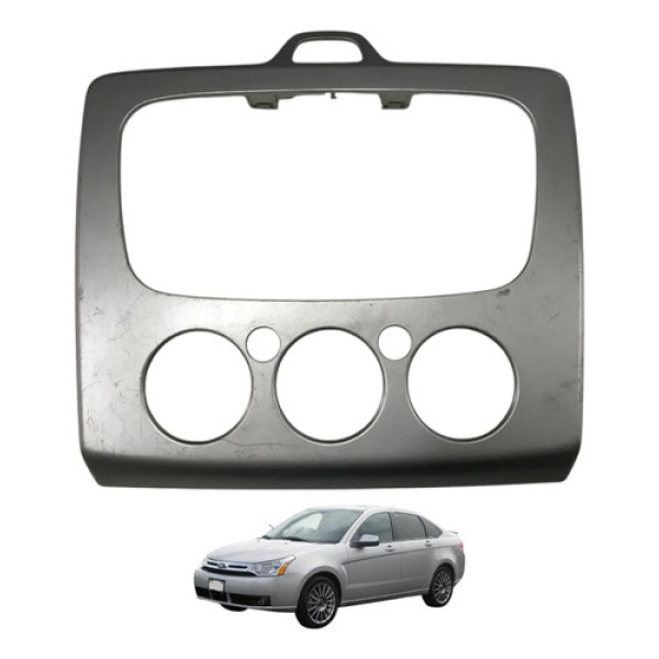 Moldura Comando Central Ar Condicionado Ford Focus 2009 2010 Peça 2