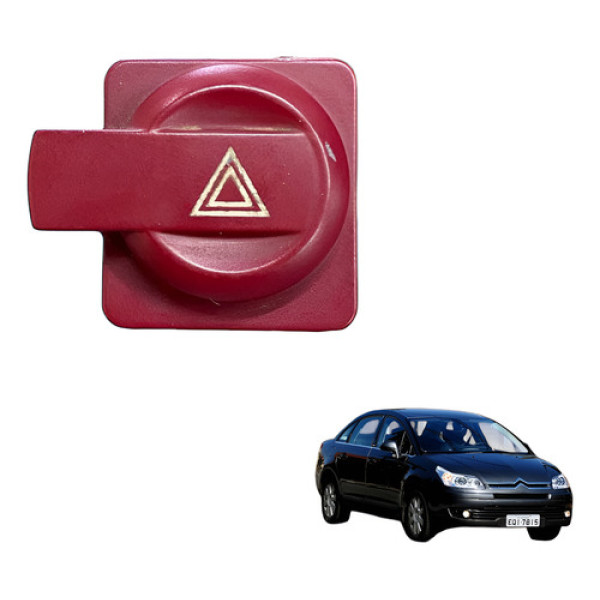 Botao Interruptor Pisca Alerta Citroën C4 Pallas 2008 2013