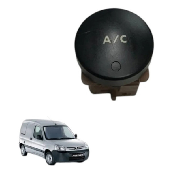 Botao Ar Condicionado Peugeot Partner Berlingo 2010 2013 20 Preto