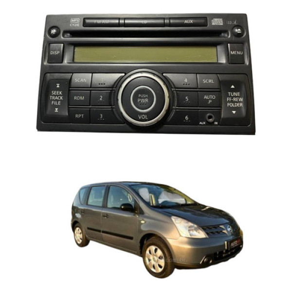 Radio Cd Player Aparelho Som Nissan Livina 2009 2011 2014