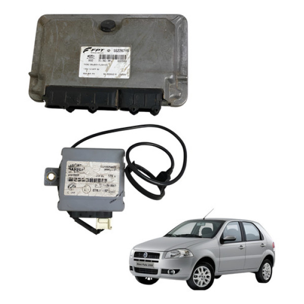 Kit Code Modulo Injecao Fiat Palio 1.0 8v Flex 08 09 10