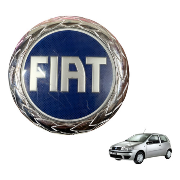 Emblema Grade Dianteira Fiat Punto Palio 2004 2005 2009
