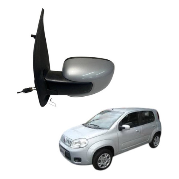 Retrovisor Esquerdo Manual Fiat Uno Vivace 2010 2011
