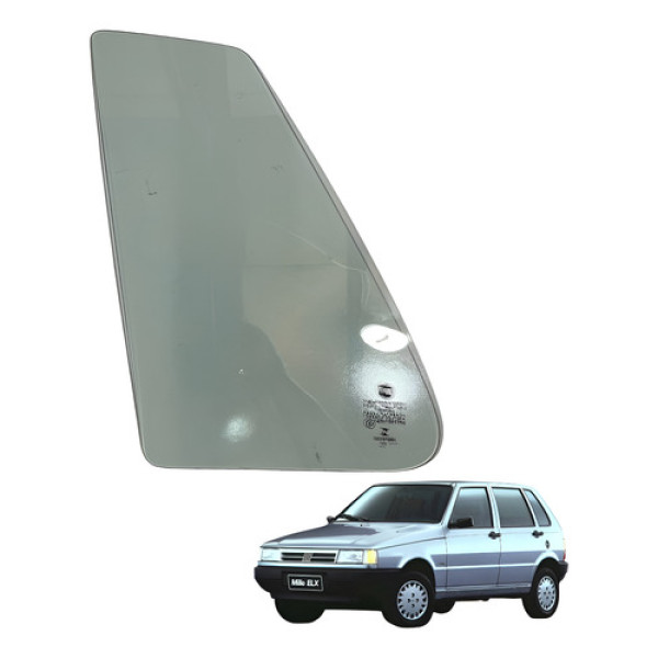 Vidro Lateral Traseiro Lado Esquerdo Fiat Uno 95 96 2006