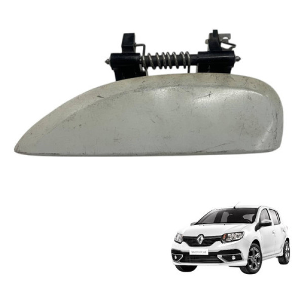 Macaneta Externa Esquerda Logan Sandero 2014 2015 2017 2020