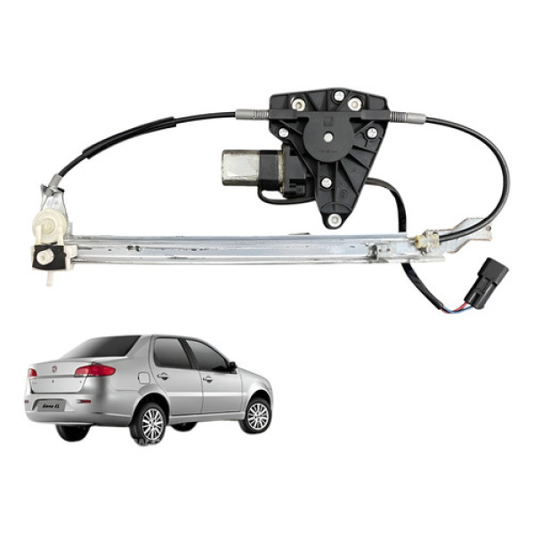 Maquina Vidro Eletrica Traseira Direta Palio Siena 2008 2010