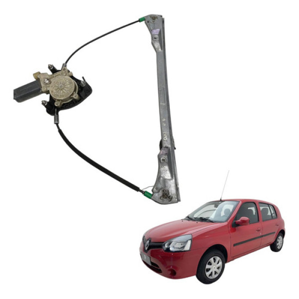 Maquina Vidro Dianteiro Direito Renault Clio 2013 2015 2016