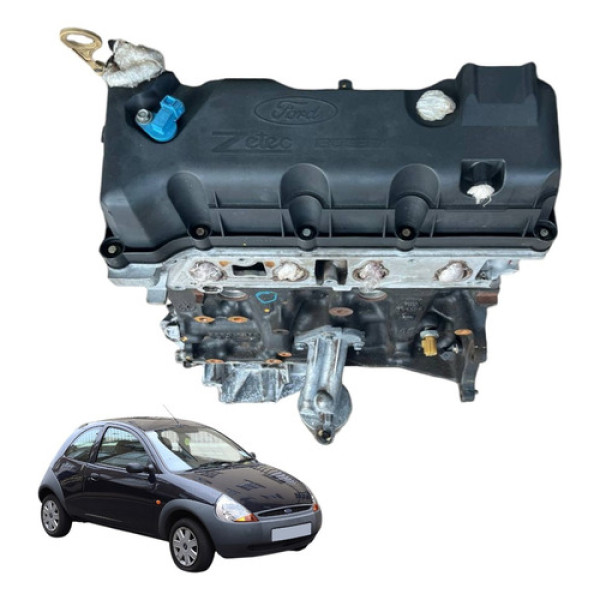 Motor Parcial Ford Ka 1.0 8v Zetec Gasolina 2005 Gl
