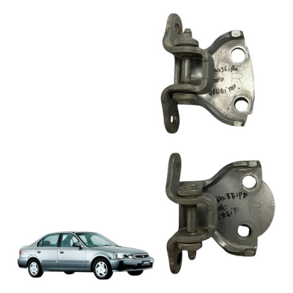 Par Dobradica Porta Traseira Direita Civic 1.6 2000 2001 Lx