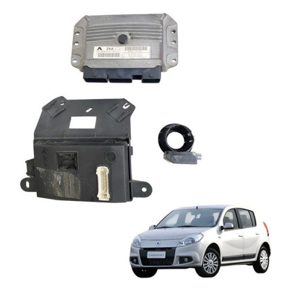 Kit Code Modulo Injecao Renault Sandero 1.6 16v 2012 2014