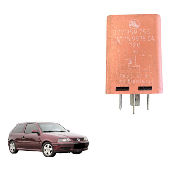Rele Vidro Eletrico Volkswagen Gol Saveiro 1992 1999 2000