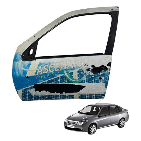 Porta Dianteira Esquerda Renault Symbol 2009 2011 2012 2013