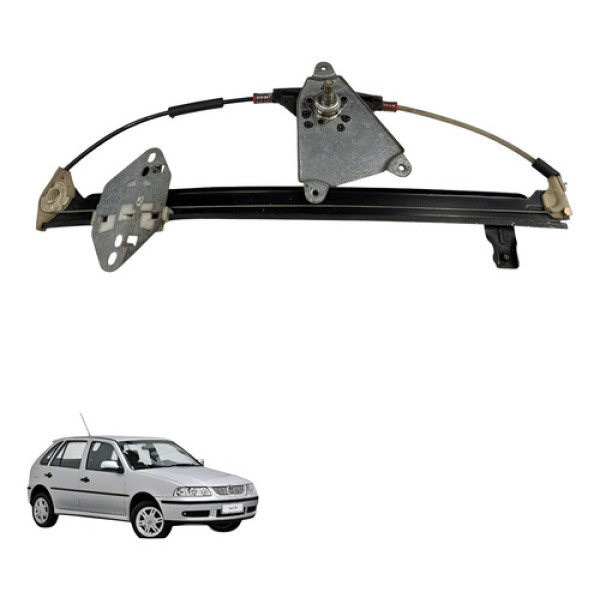 Maquina Vidro Manual Trase Esquerda Vw Gol G3 G4 1999 2008