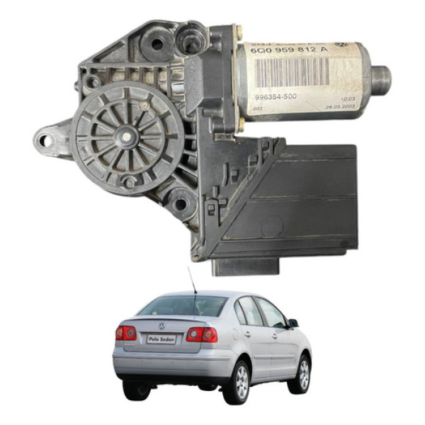 Motor Maquina Vidro Tras Direita Vw Polo 2003 2004 2007 2008