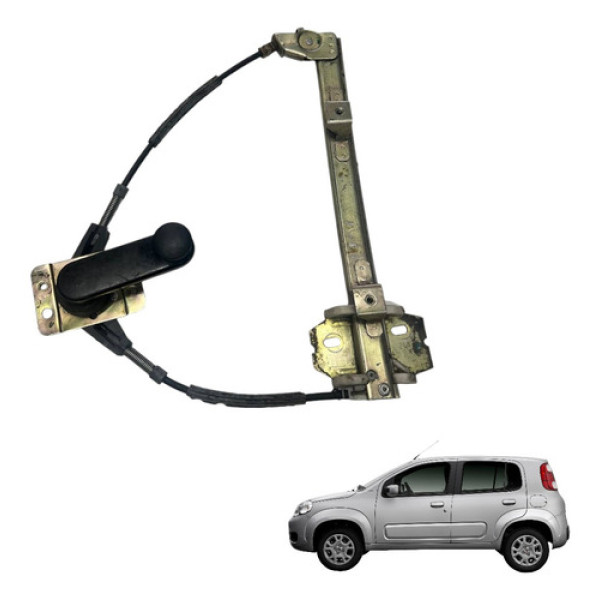 Maquina Vidro Manual Traseira Direita Uno 2011 2013