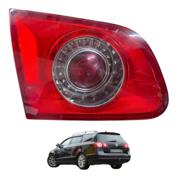 Lanterna Tampa Lado Esquerdo Passat Variant 2006 2007 2008 Esquerdo/motorista Vermelho