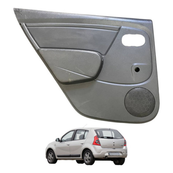 Forro De Porta Traseiro Esquerdo Sandero 2008 2009 2010 2013