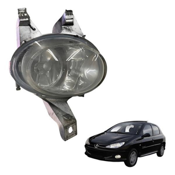 Farol De Milha Lado Direito Peugeot 206 2007 2009 2010