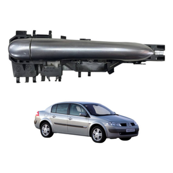 Macaneta Externa Diant Direita Renault Megane 2007 2008 2009 Peça 1 Dianteira