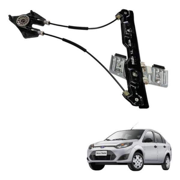 Maquina Vidro Sem Motor Traseiro Esquerdo Fiesta 2011 2016